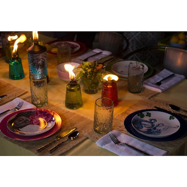 6 in. Glass Tabletop Torch Trio (3 pack)