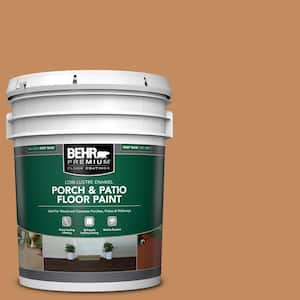 5 gal. #PPU3-13 Glazed Ginger Low-Lustre Enamel Interior/Exterior Porch and Patio Floor Paint