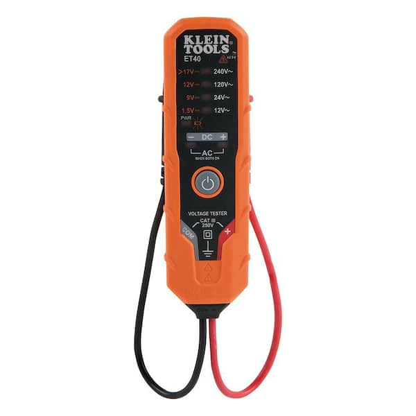 Klein tools et250 ac on sale dc voltage continuity tester