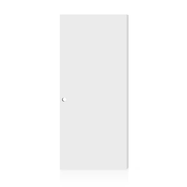 Fire-Rated Flush Panel 24 in. x 80 in. Right-Hand/Inswing White Composite Interior Commercial Door Slab