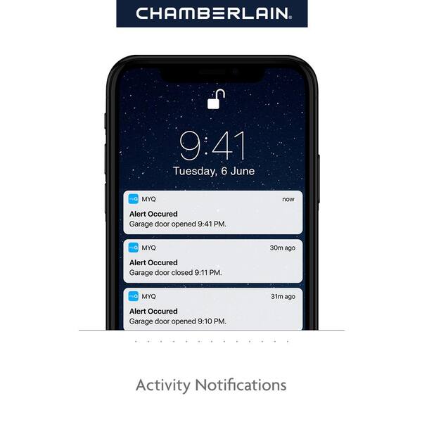 Chamberlain 3 4 Hp Led Smart Quiet Belt Drive Garage Door Opener With Battery Backup B4613t The Home Depot Chamberlain 3 4 Hp Led Smart Quiet Belt Drive Garage Door Opener With Battery Backup B4613t The Home Depot
