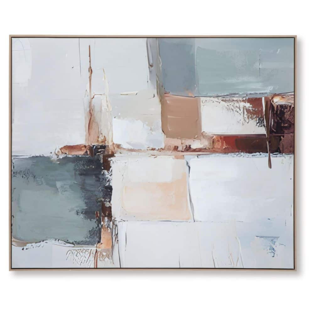 Trailport Framed Abstract Art Print 50 in. x 40 in. price history on PriceWatchPro