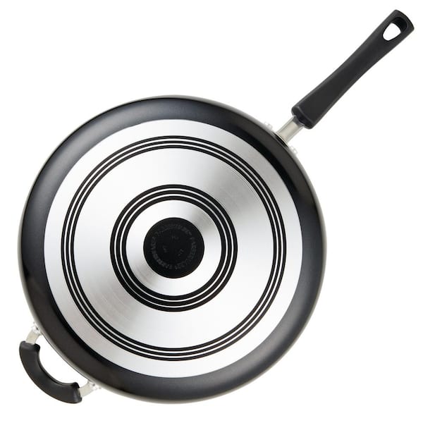  Farberware Dishwasher Safe Nonstick Jumbo Cooker/Saute Pan with  Helper Handle - 6 Quart, Black: Home & Kitchen