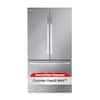 LG 27 cu. ft. Smart Counter-Depth MAX French Door Refrigerator with Internal Water Dispenser in PrintProof Stainless Steel LRFLC2706S