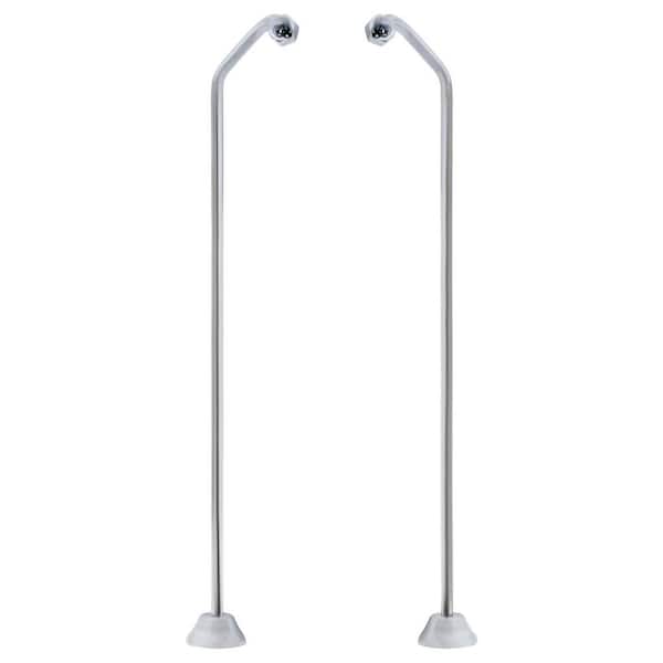 Kingston Brass Vintage Double Offset Bath Supply, Polished Chrome