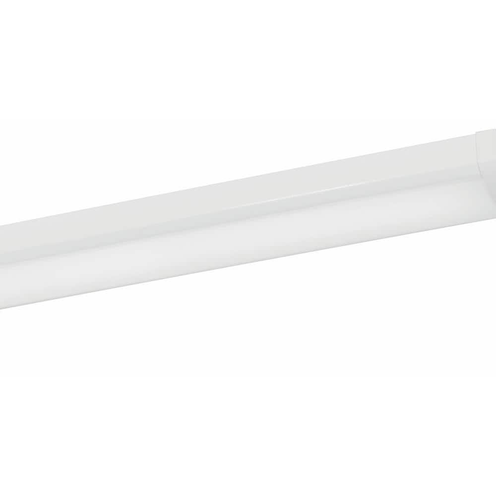 Shaw Modern White LED Linear Flush Mount Ceiling Light