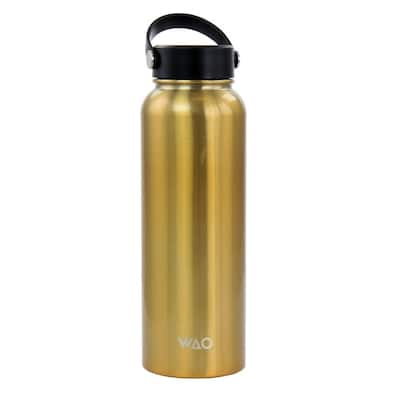 HYDRAPEAK SportBoot 32 oz. Modern Cream Triple Insulated Stainless Steel Water  Bottle with Straw Lid and Protective Silicone Boot HP-SportBoot-32- Modern  Cream - The Home Depot