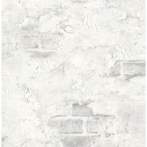 Faux Stuccoed Brick Peel and Stick Wallpaper (Covers 30.75 sq. ft.)