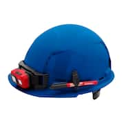 BOLT Blue Type 1 Class C Front Brim Vented Hard Hat with 6-Point Ratcheting Suspension (5-Pack)