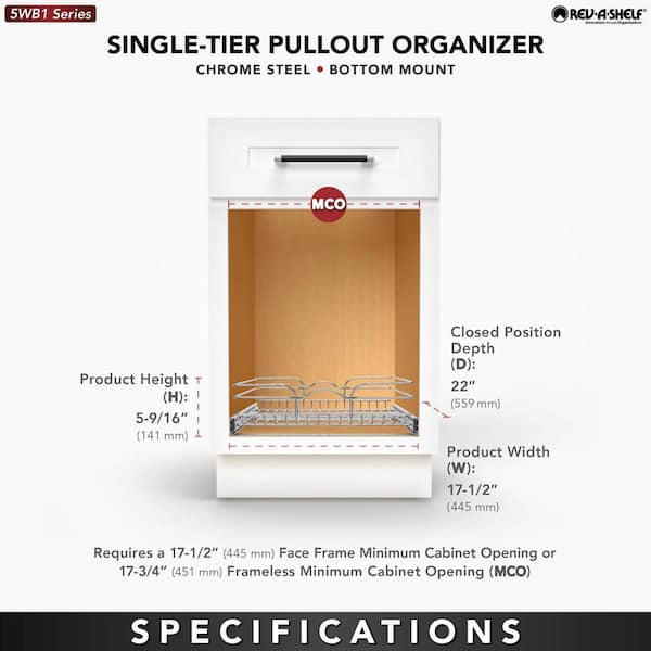 Rubbermaid 14.5-in W x 9-in H 3-Tier Mounted Metal Spice Rack Rubbermaid 14.5-in W x 9-in H 3-Tier Mounted Metal Spice Rack