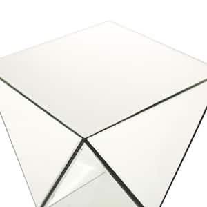 Aami Mirrored Geometric Side Table