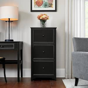 Bradstone 3-Drawer Charcoal Black File Cabinet