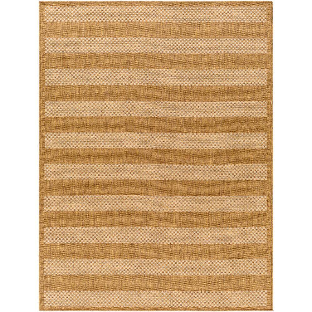 Artistic Weavers Pismo Beach Natural Wheat 9 ft. x 12 ft. Stripe Indoor/Outdoor Area Rug PMB2302