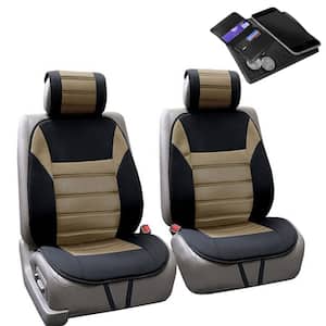 Polyester 47 in. x 23 in. x 1 in. Premium Front Seat Cushions