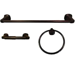 Belding Collection 3-Piece Bathroom Hardware Kit in Oil-Rubbed Bronze