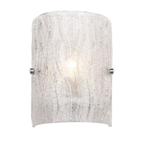 Brilliance 1-Light Chrome Sconce