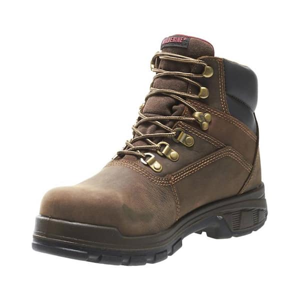Wolverine Men's Cabor 6 in. Work Boots - - Brown Size 11(W) W10314 11.0EW - The Home Depot