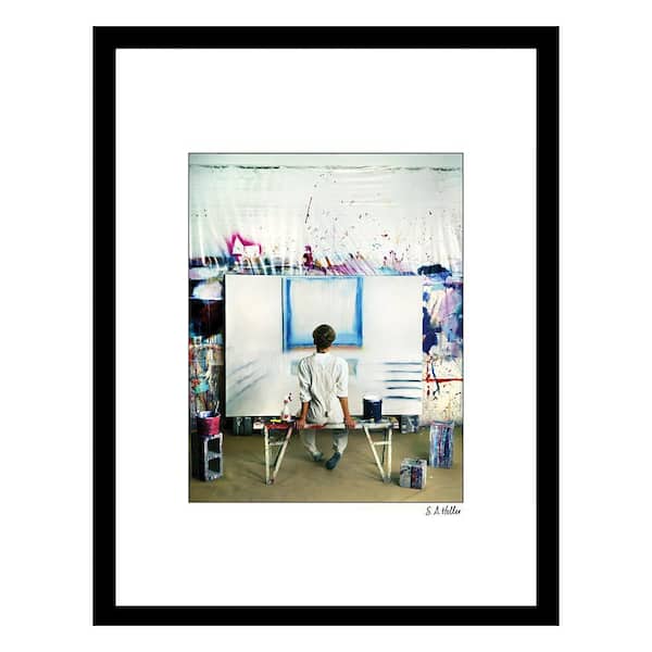 VENICE BEACH Collections The Artist by Steven A.Heller 1-Piece Framed Graphic Print Abstract Poster Art Print 18 in. x 14 in.