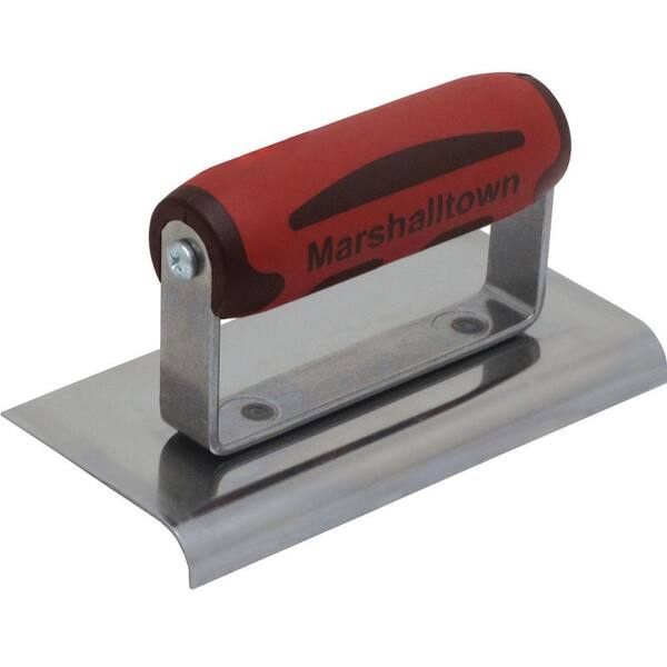 MARSHALLTOWN 6 in. x 4 in. Stainless Steel Edger with 1/2 in. Radius