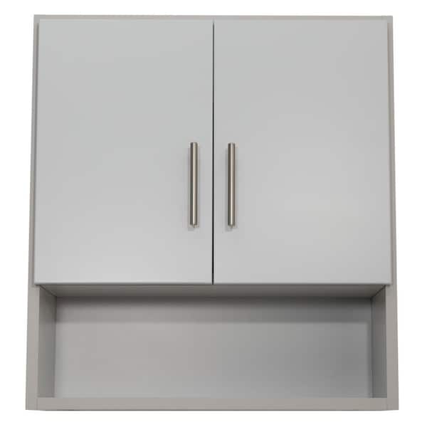 Simplicity by Strasser Slab 24 in. W x 8.5 in. D x 26 in. H Simplicity Wall Cabinet/Toilet Topper/Over the John in Dewy Morning