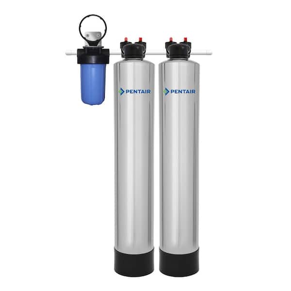 PENTAIR 10 GPM Whole House Water Filtration and NaturSoft Water Softener Alternative System