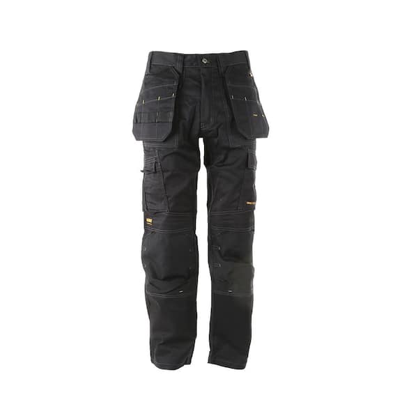 ProTradesman Men's 34 in. W x 31 in. L Black Polyester/Cotton/Elastane Heavy-Duty Stretch Work Pant