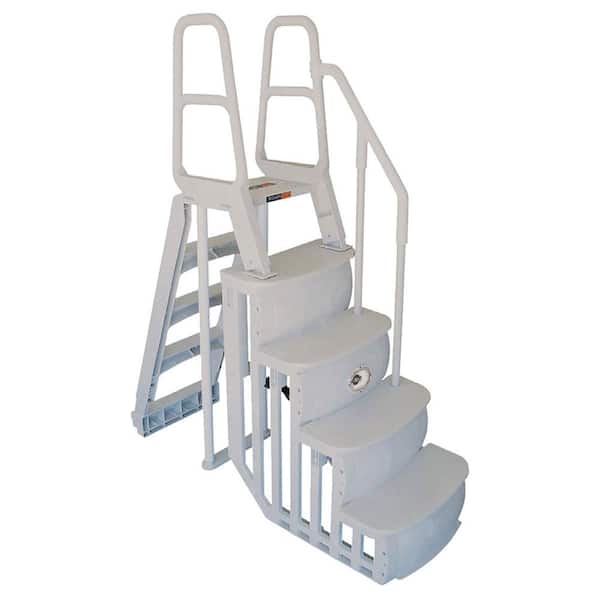 Main Access Smart Step and Ladder System Above Ground Swimming Pool