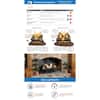 Pleasant Hearth Valley Oak 24 in. Vent-Free Dual Fuel Gas Fireplace Logs  with Remote VFL2-VO24DR - The Home Depot