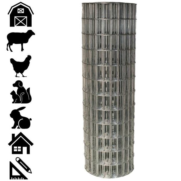 Acorn International 4 ft. x 100 ft. 16-Guage Galvanized Welded Wire