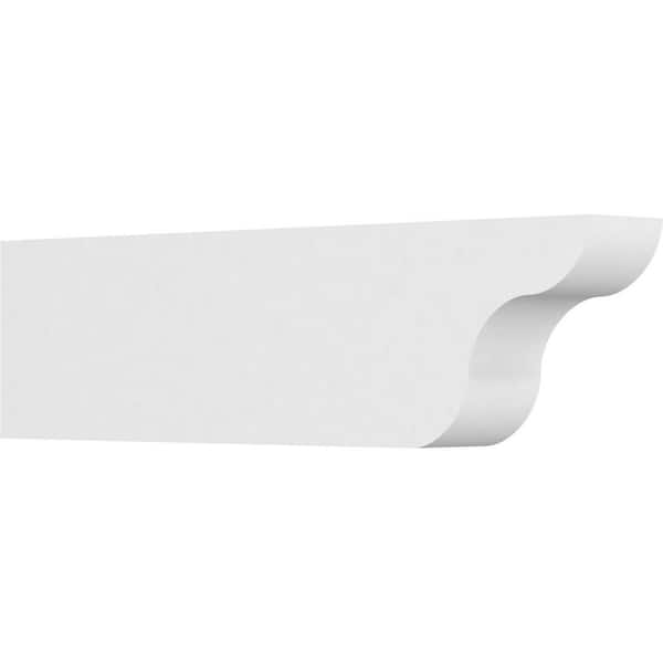 Ekena Millwork 4 in. x 8 in. x 30 in. Standard Carmel Architectural Grade PVC Rafter Tail Brace