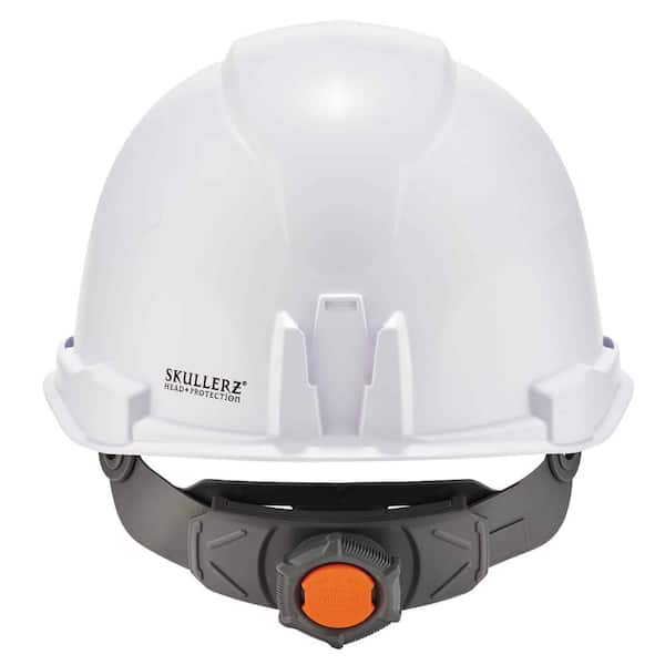 Class E Hard Hat Cap with Ratchet Suspension LED Light