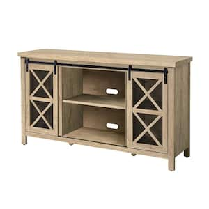 Clementine 58" White Oak TV Stand