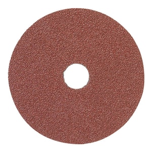 4-1/2 in. x 7/8 in. Center Hole 60-Grit Aluminum Oxide Fibre Disc (Pack of 25)