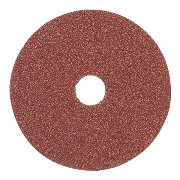 Sungold Abrasives 5 in. x 7/8 in. 60-Grit Centerhole Aluminum Oxide Fibre Disc (25-Pack)