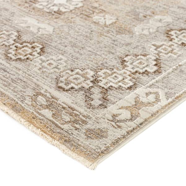 Izmir 9 ft. x 13 ft. 2 in. Beige Geometric Rug