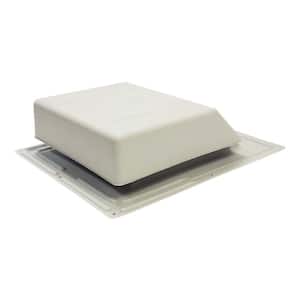 61 sq. in. NFA Plastic Slant-Back Roof Louver Static Vent in Gray (Sold in Carton of 6 only)