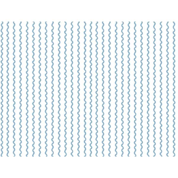 Rickrack Blue Matte Non-Pasted Wallpaper