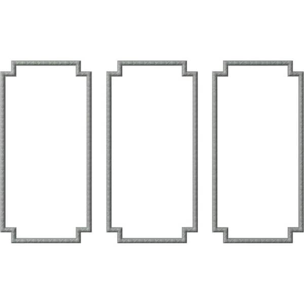 Ekena Millwork 13.35 Sq. Ft. Unfinished Polyurethane Sellek Panel Moulding Kit (Triple Panel)