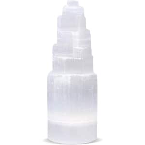 Selenite Crystal Skyscraper Tower 15 cm L, Natural Healing & Calming Effects without Cord for Home Decor 3 lbs.-5 lbs.