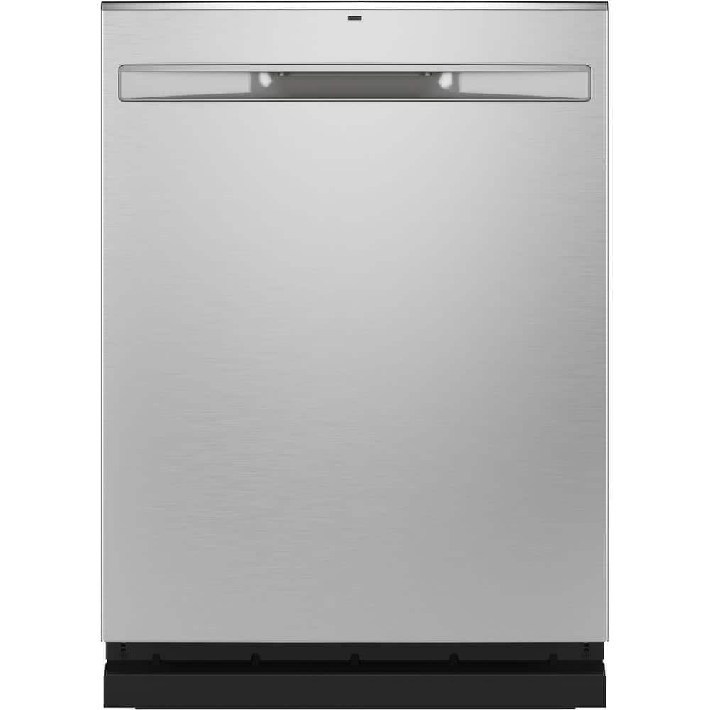 GE Stainless Steel Interior Fingerprint Resistant Dishwasher with