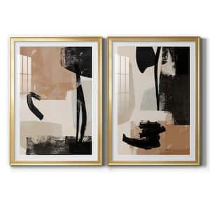 Selective Arrangement III By Wexford Homes 2 Pieces Framed Abstract Paper Art Print 30.5 in. x 42.5 in. .