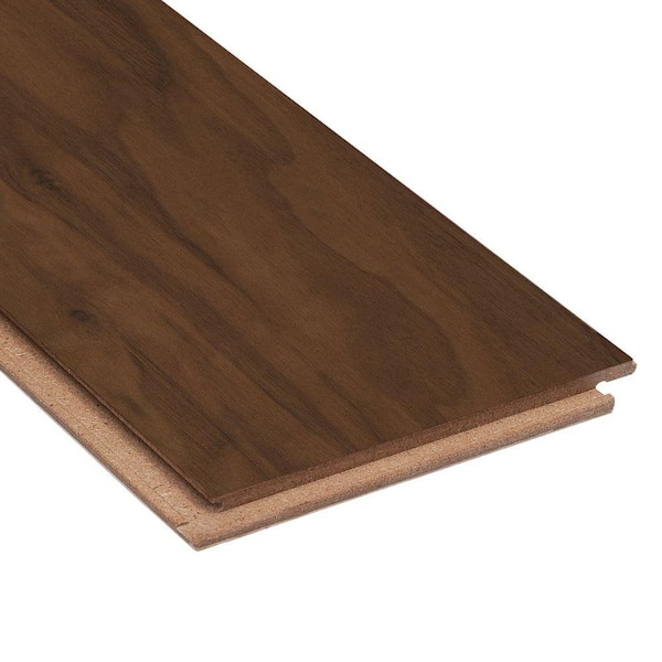 HOMELEGEND Matte American Walnut 1/2 in. T x 5 in. W x Varying Length Engineered Hardwood Flooring (26.25 sq. ft. / case)