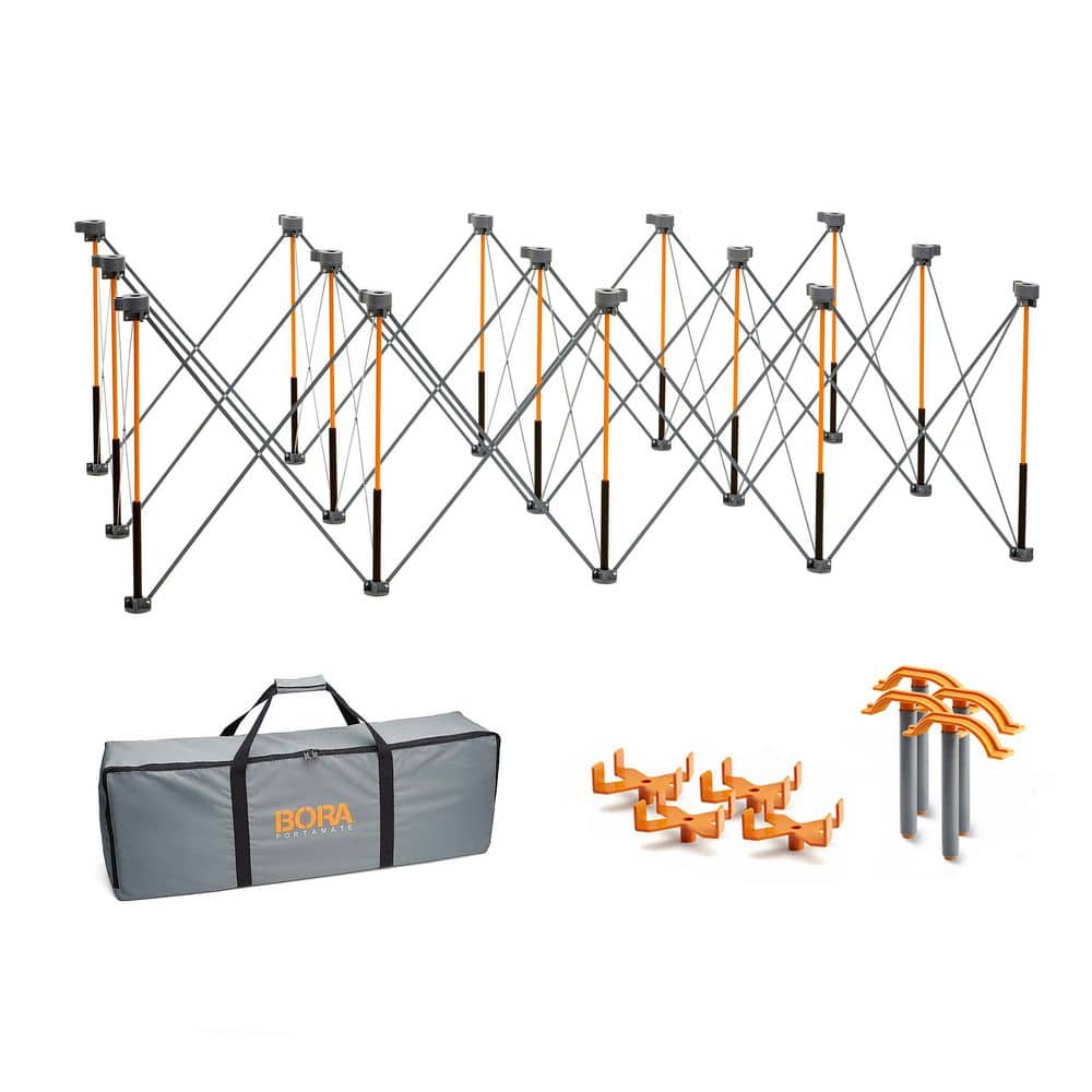 BORA 30 in. x 48 in. x 96 in. Steel Centipede Work Support