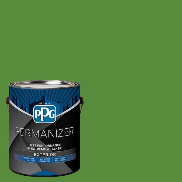 1 gal. PPG1223-7 Antique Green Semi-Gloss Exterior Paint