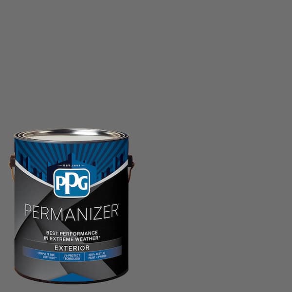 1 gal. PPG0996-6 Slate Mine Satin Exterior Paint