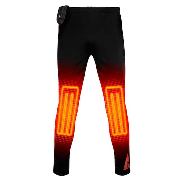 3036 Black Electric Heating Pants Warm Clothing Hot Trousers Heating 