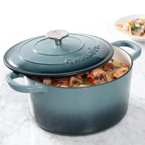 Crock Pot Artisan 5-Quart Dutch Oven - Gray, 5 qt - Fry's Food Stores