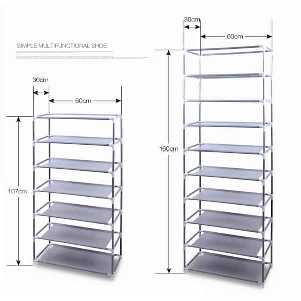 30 Pair Shoe Rack 1459014DS(LKFS10) - More Than A Furniture Store