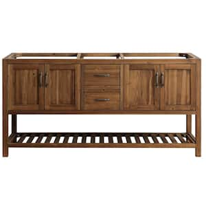 Austin 71 in. W x 21.5 in. D Bath Vanity Cabinet Only in Walnut