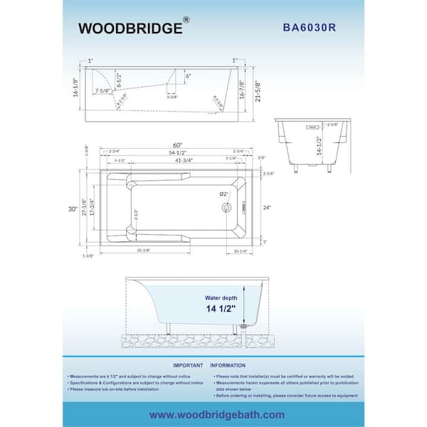 71 Acrylic Whirlpool Bathtub 2 Person, Alcove Soaking SPA Double Ended Tub  Hydromassage Rectangular Water Jets with Computer Panel, Air Bubble, Light,  UL Certified, White (Q411) 